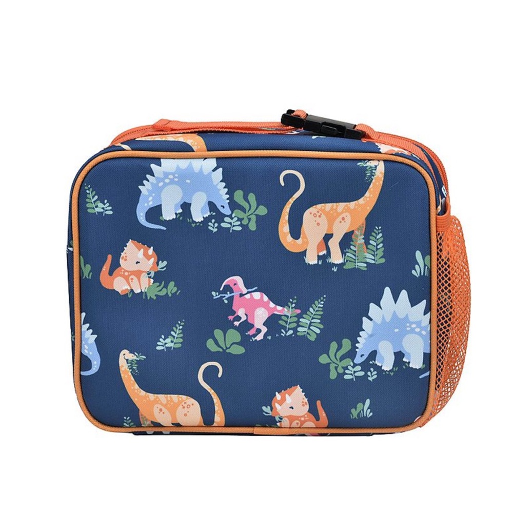 The Big One - Dinosaur Lunch Bag - Blue and Orange